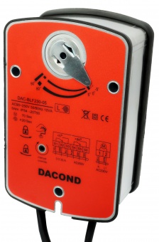 Противопожарный привод воздушной заслонки Dacond DAC-BLF24-05T