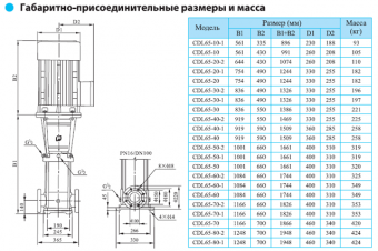 Насос CNP серии CDLF 65-20-2