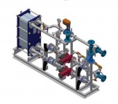 Модуль независимого присоединения системы горячего водоснабжения Теплоком М03-23-02