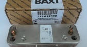 Теплообменник ГВС для котлов Baxi 711612600