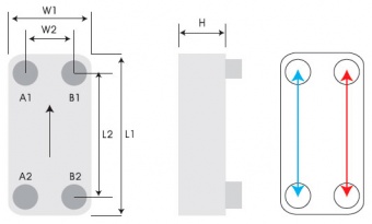 Теплообменник паяный пластинчатый Kaori I205
