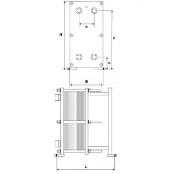 Теплообменник пластинчатый разборный Sigma M26