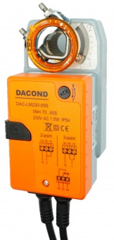 Привод воздушной заслонки Dacond DAC-LM24-10SM