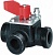 3-ходовый муфтовый клапан VBG31.40 Siemens