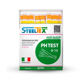 Pipal SteelTEX PH-TEST Набор из 100 полосок для измерения уровня pH